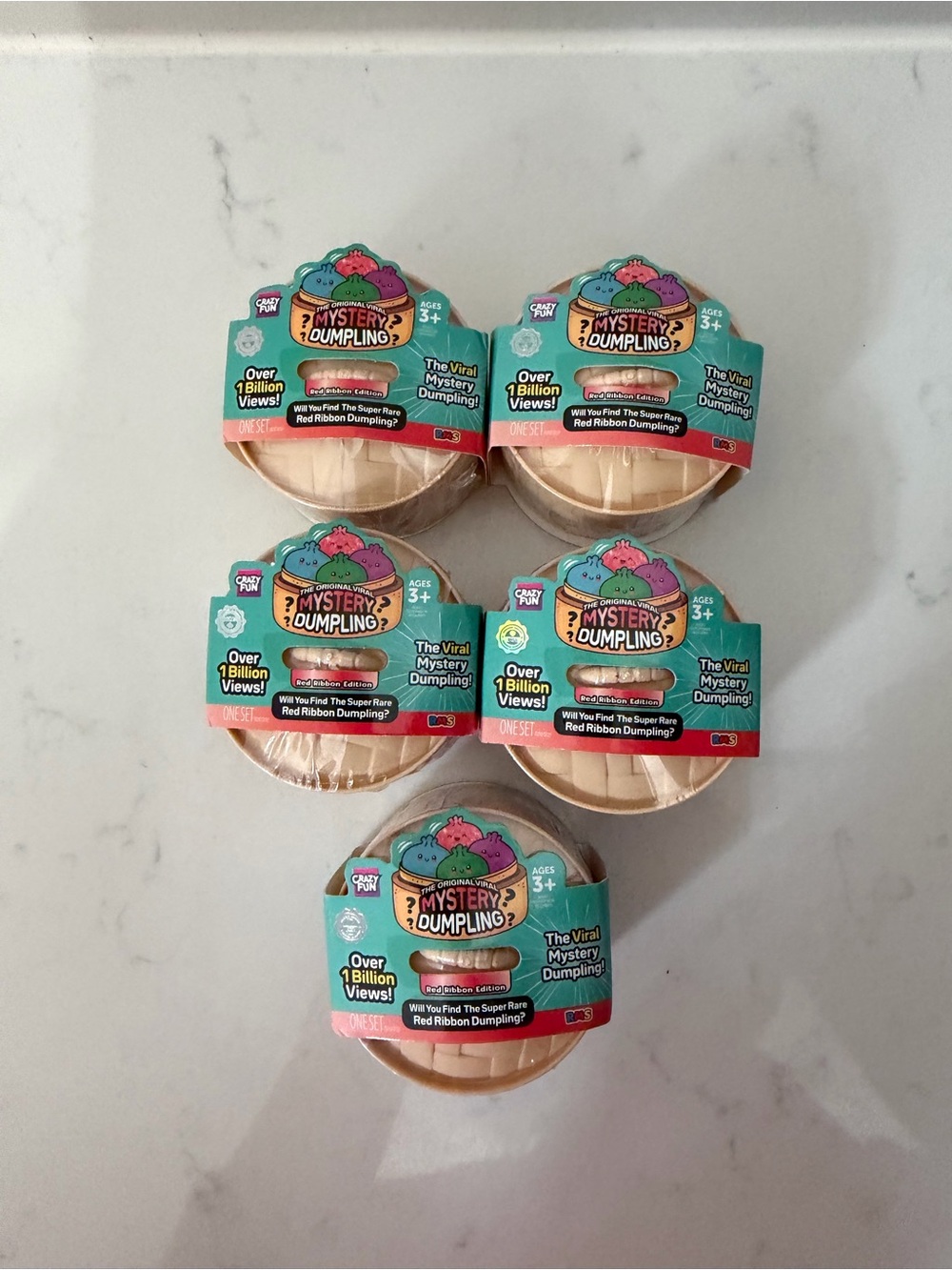 NEW 5X Viral Mystery Dumplings Red Ribbon Edition